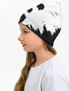 Детская шапка / Панда | ЧБ