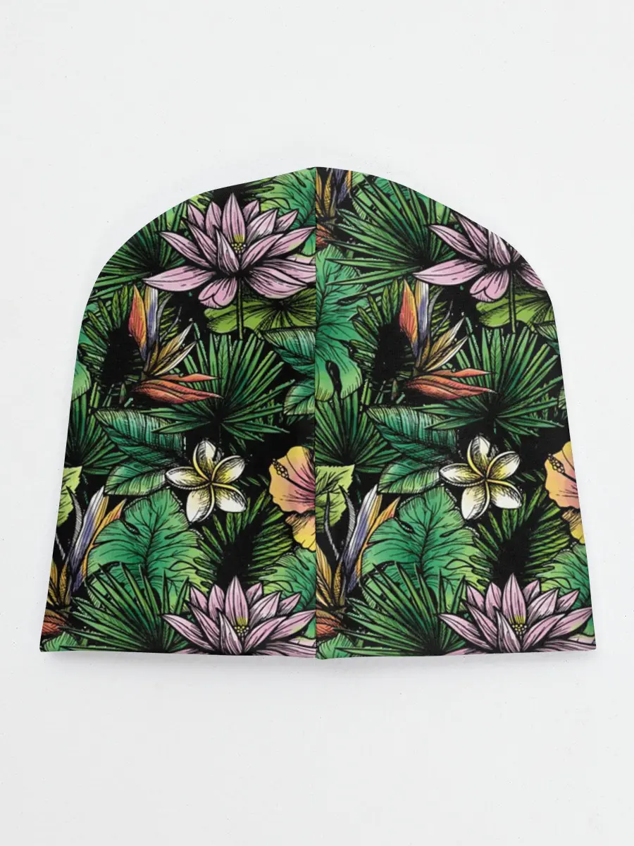 Детская шапка / Летние цветы