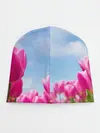 Детская шапка / Розовые тюльпаны