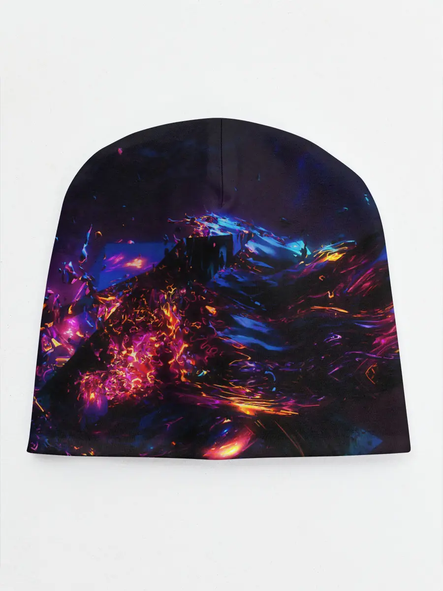 Детская шапка / ФРАКТАЛЬНЫЙ НЕОН