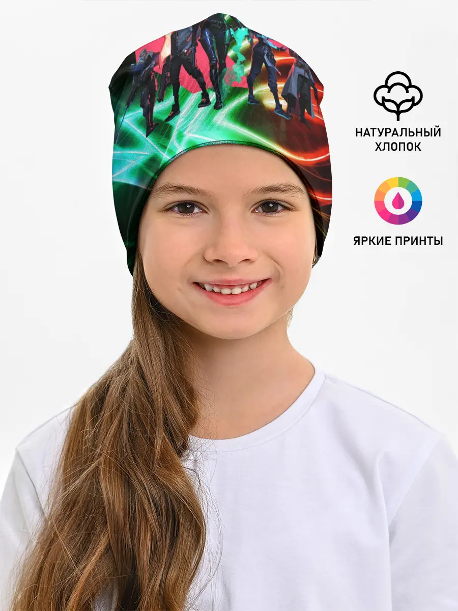 Детская шапка / Valorant | Neon