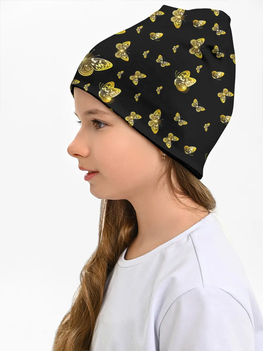 Детская шапка / Golden Butterfly pattern