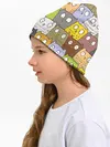 Детская шапка / СОВЫ КОТИКИ