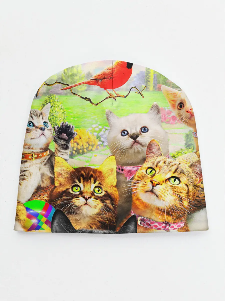 Детская шапка / КОТЫ