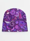 Детская шапка / фиолетовый этнический дудлинг