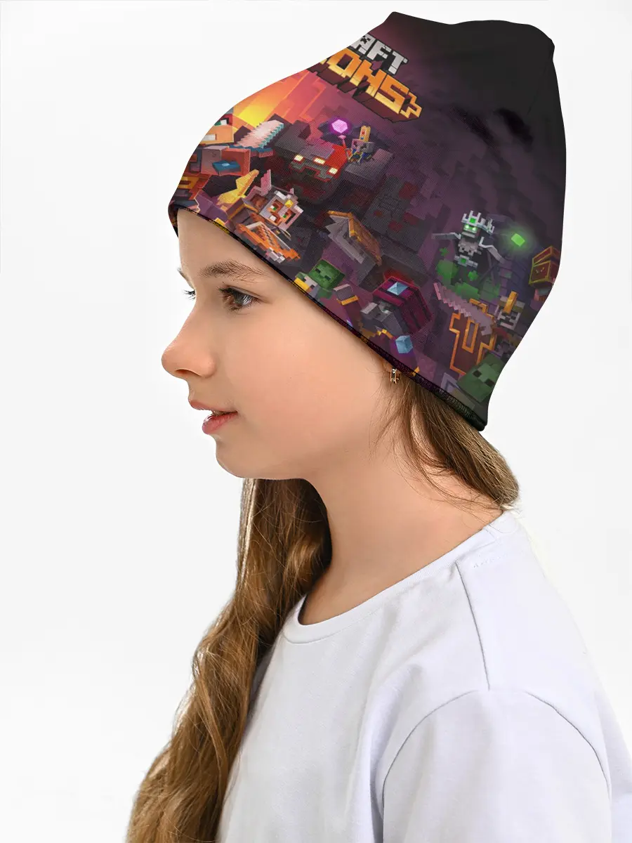 Детская шапка / Minecraft Dungeons