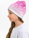 Детская шапка / Паттерн розовый джоджо