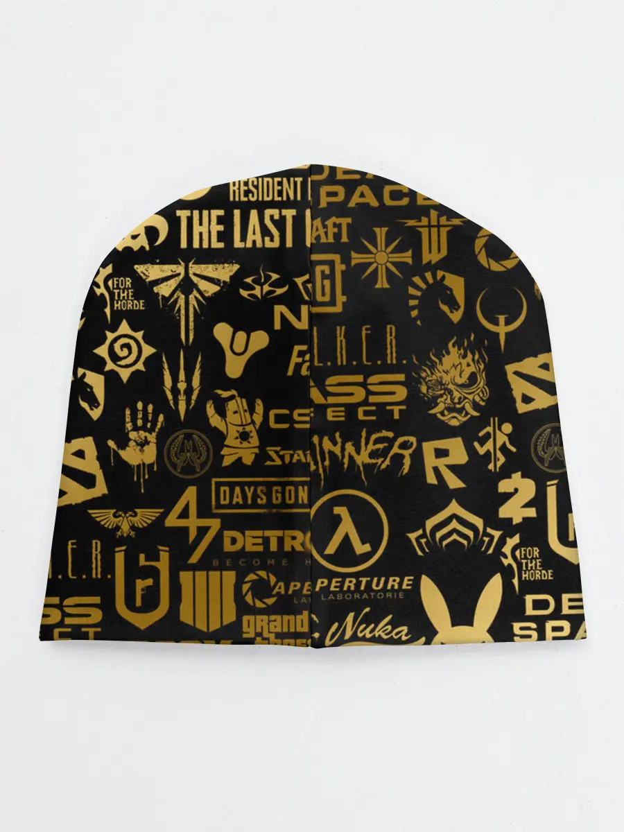 Детская шапка / ЛОГОТИПЫ ИГР ЗОЛОТО | GOLDEN