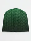 Детская шапка / Узор зеленая чешуя дракон