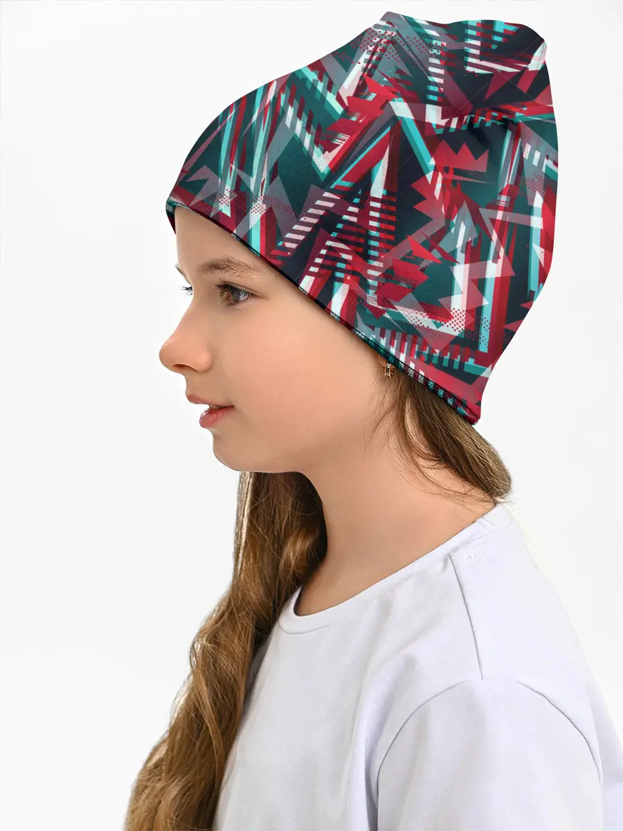 Детская шапка / Glitch микс