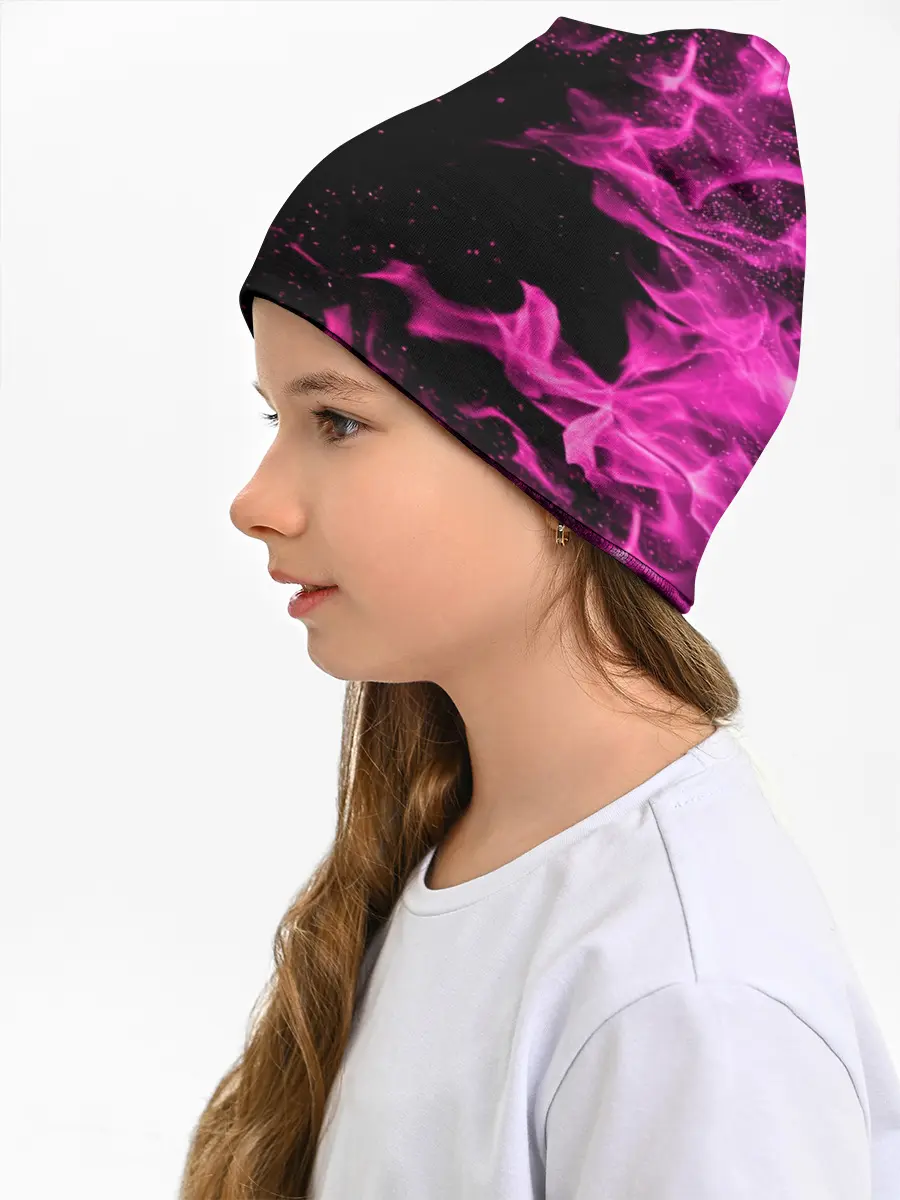 Детская шапка / ОГОНЬ НЕОН