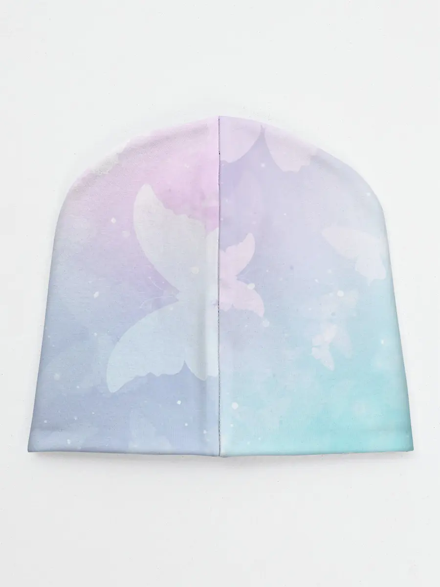 Детская шапка / Хвост Феи радужный фон