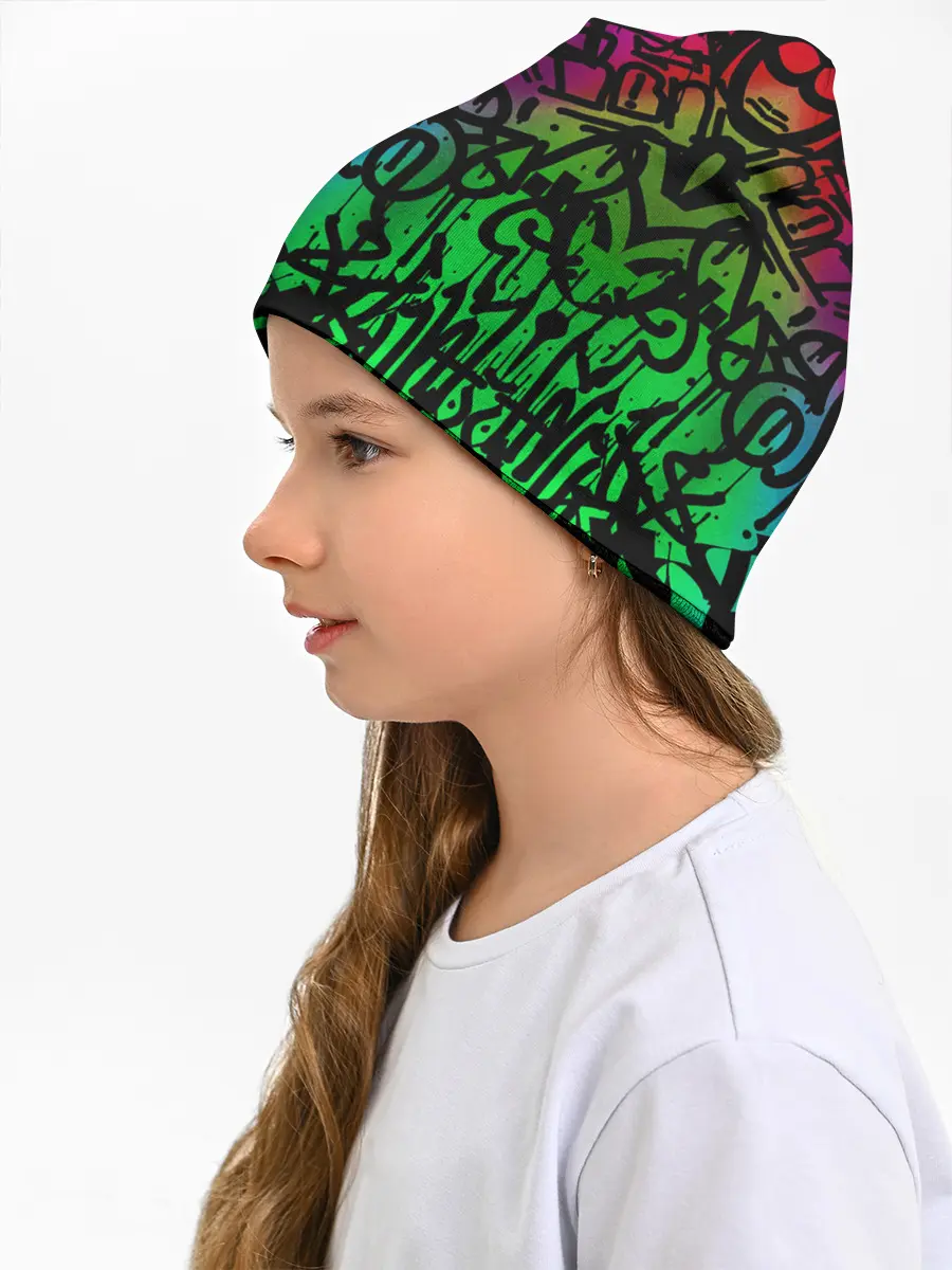 Детская шапка / Стена граффити