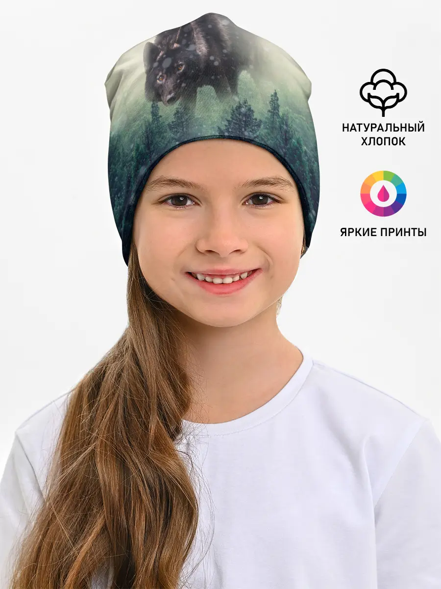 Детская шапка / Волк