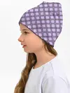 Детская шапка / Костюм в клетку