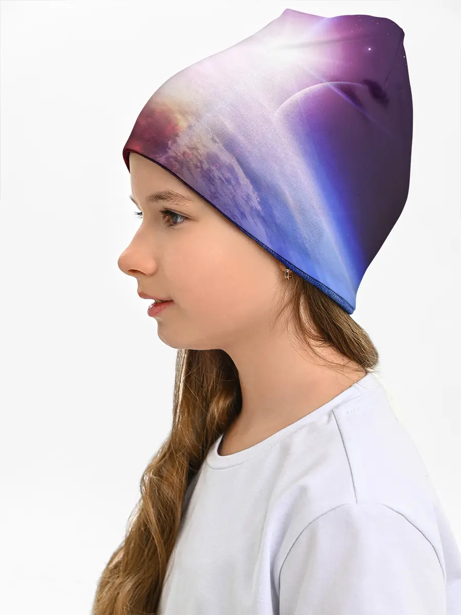 Детская шапка / Звезды в неоне