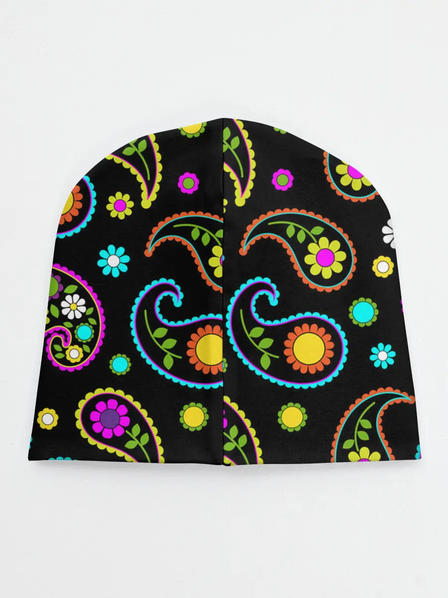 Детская шапка / ЦВЕТЫ