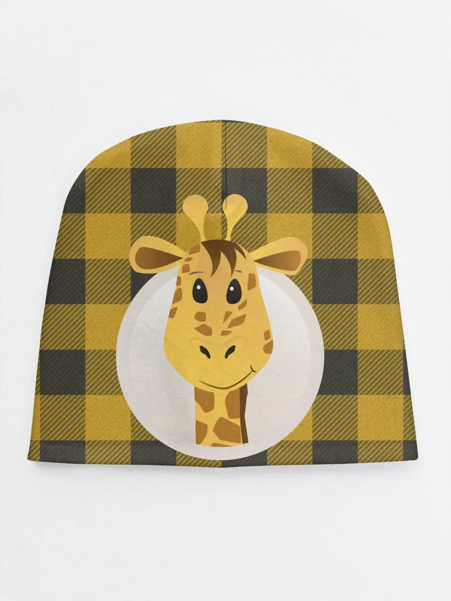 Детская шапка / Жираф
