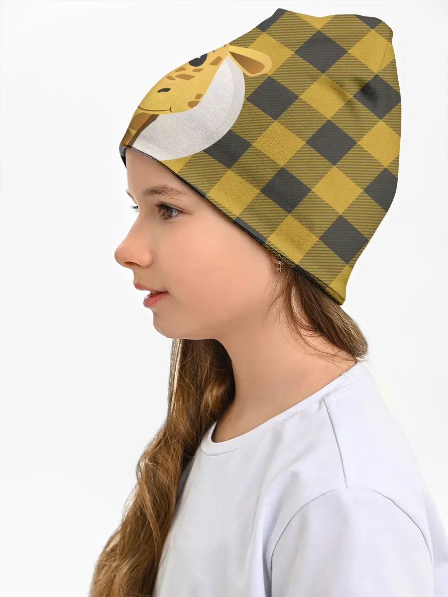 Детская шапка / Жираф