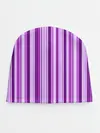 Детская шапка / Фиолетово-чёрные полосы