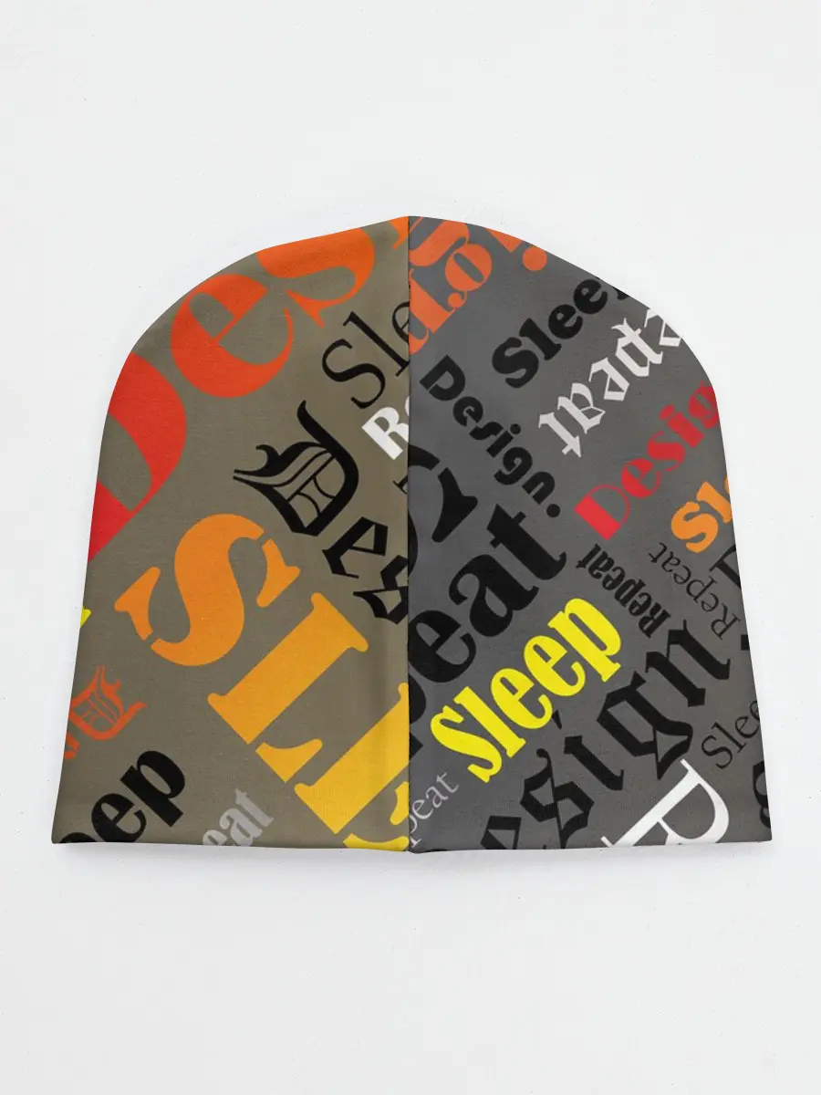 Детская шапка / Буквы-надписи