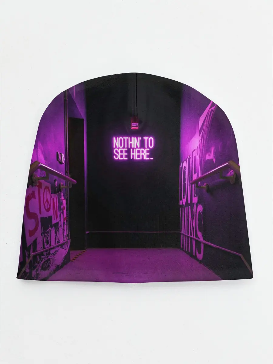 Детская шапка / Неоновый стиль