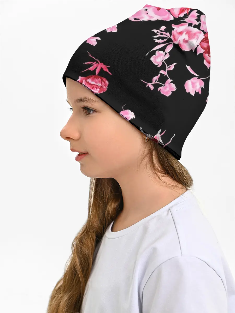 Детская шапка / Цветы