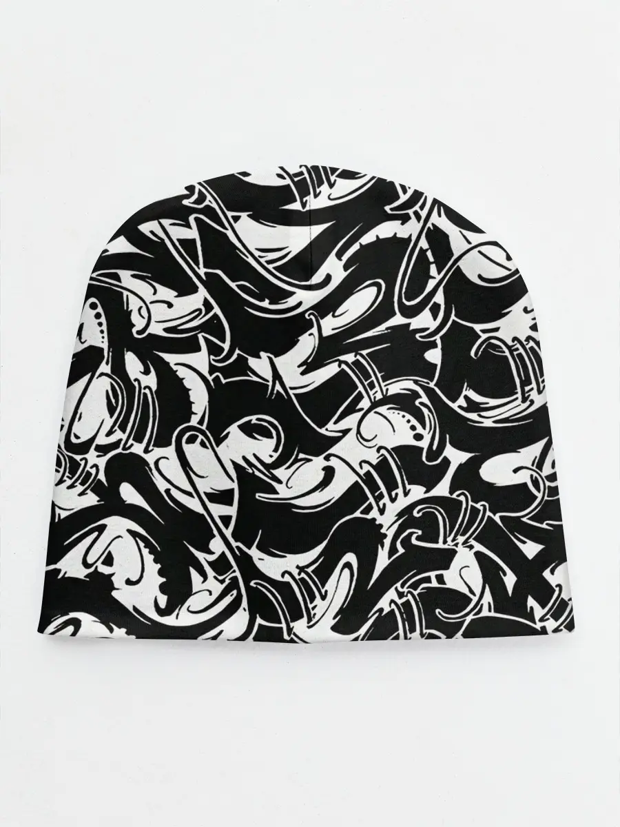 Детская шапка / Tattoo | BlackWhite