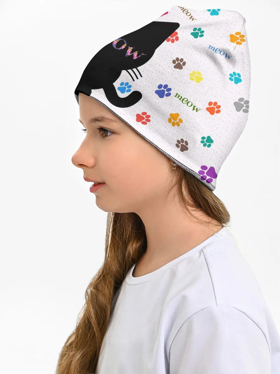 Детская шапка / Meow