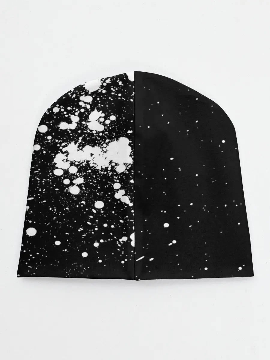 Детская шапка / Хамон белые брызни