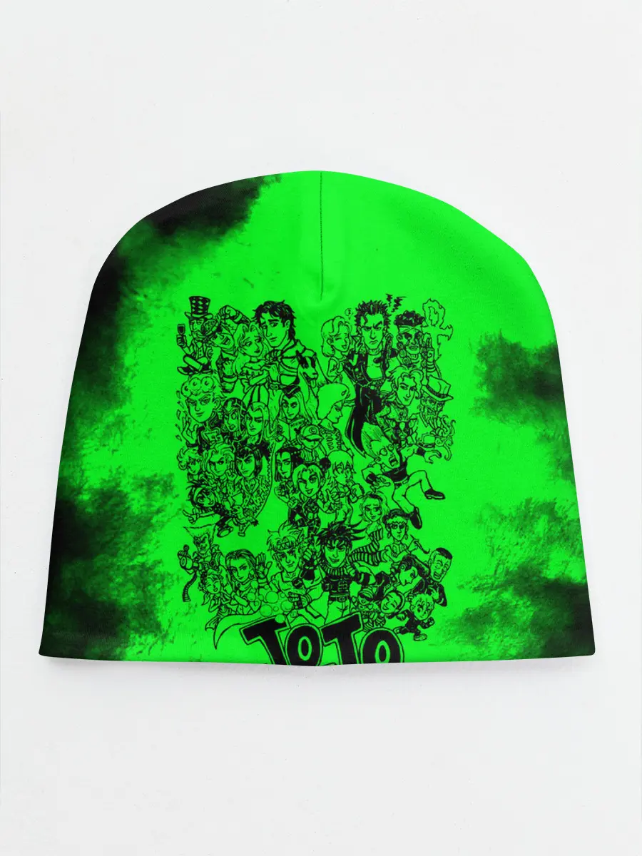 Детская шапка / Джоджо герои зеленый дым