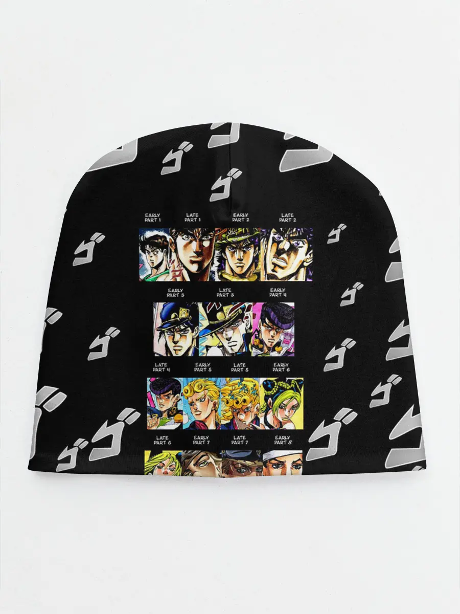 Детская шапка / Джоджо герои цветные