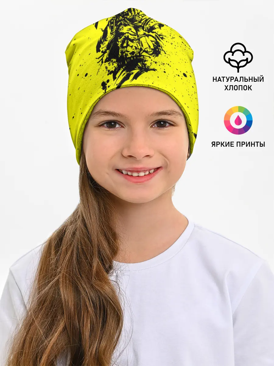 Детская шапка / Джонатан на желтом брызги