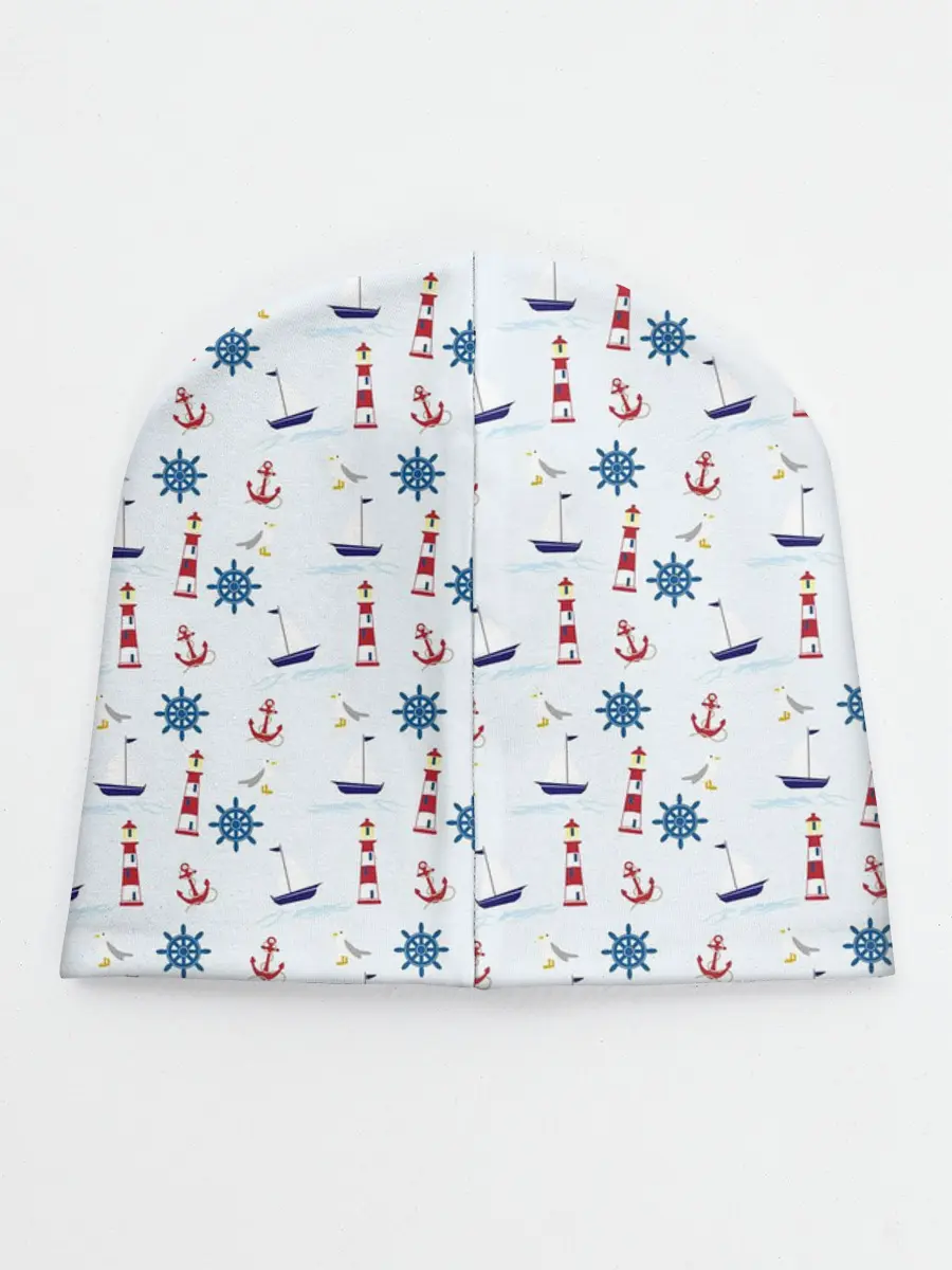 Детская шапка / Кораблики да маяки