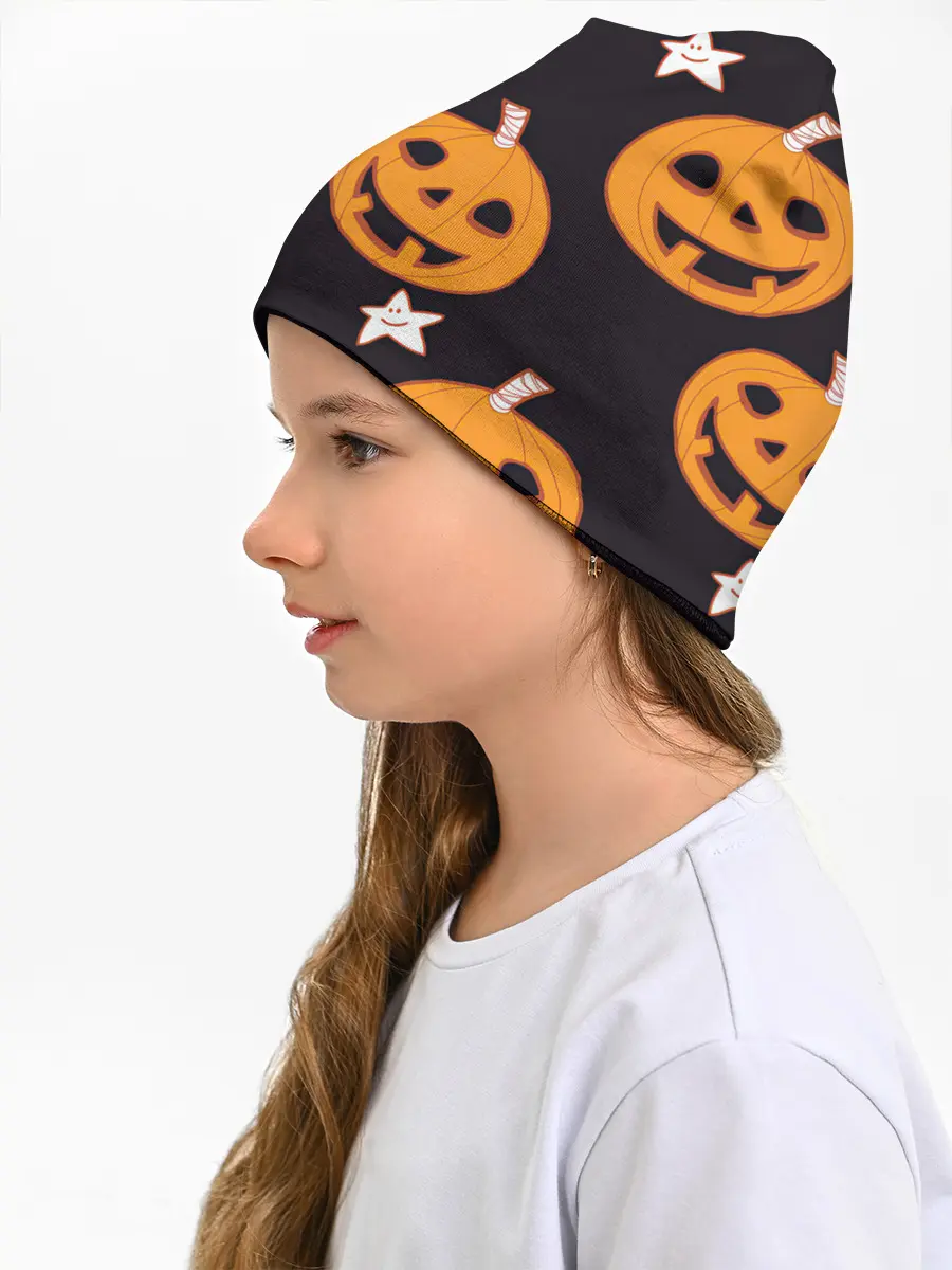 Детская шапка / Весёлые тыквы