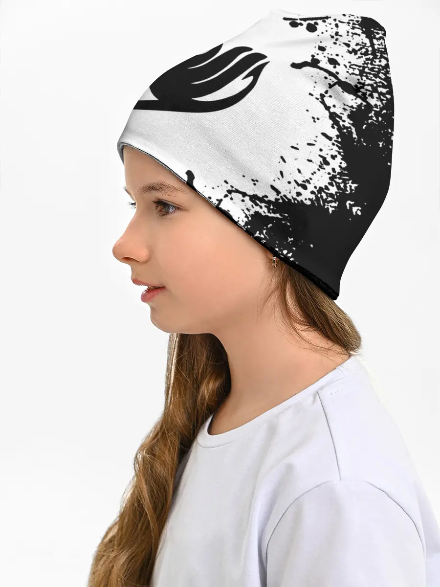 Детская шапка / Хвост Феи в белом круге