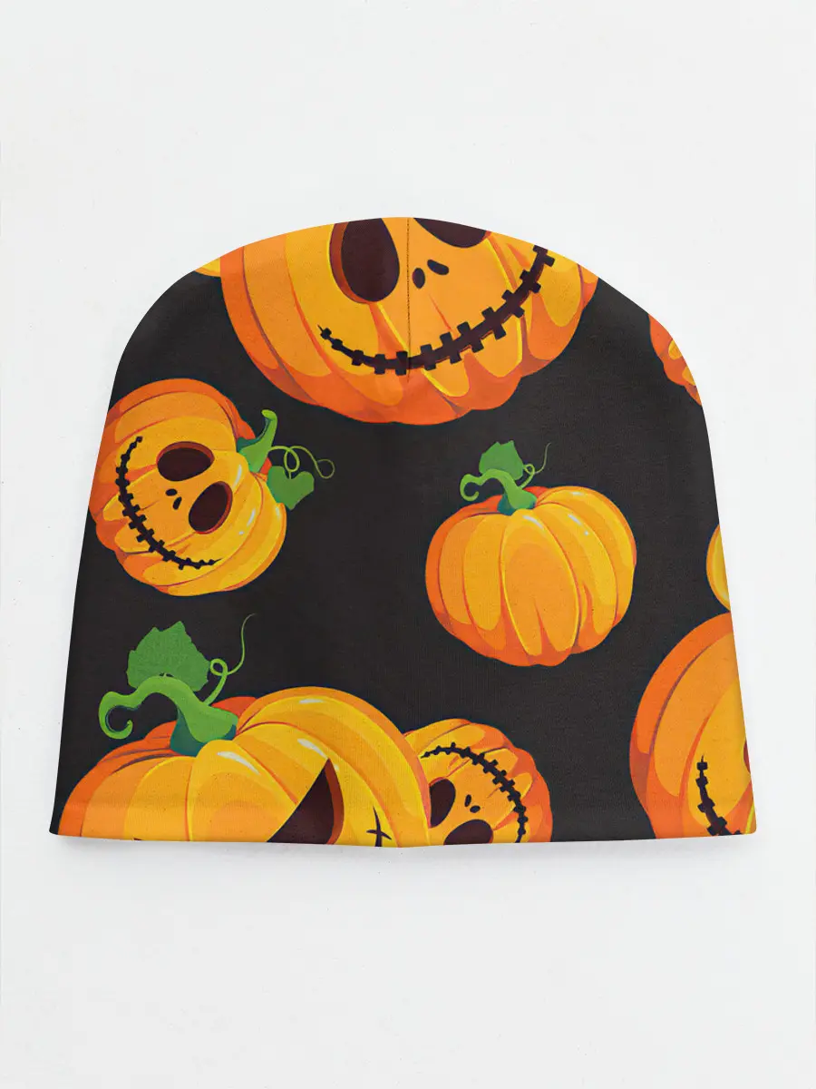 Детская шапка / Весёлые тыквы