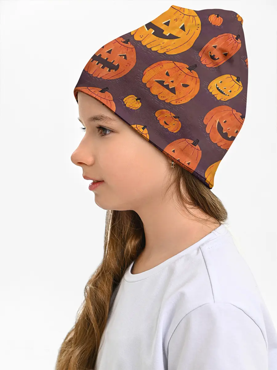 Детская шапка / Весёлые тыквы