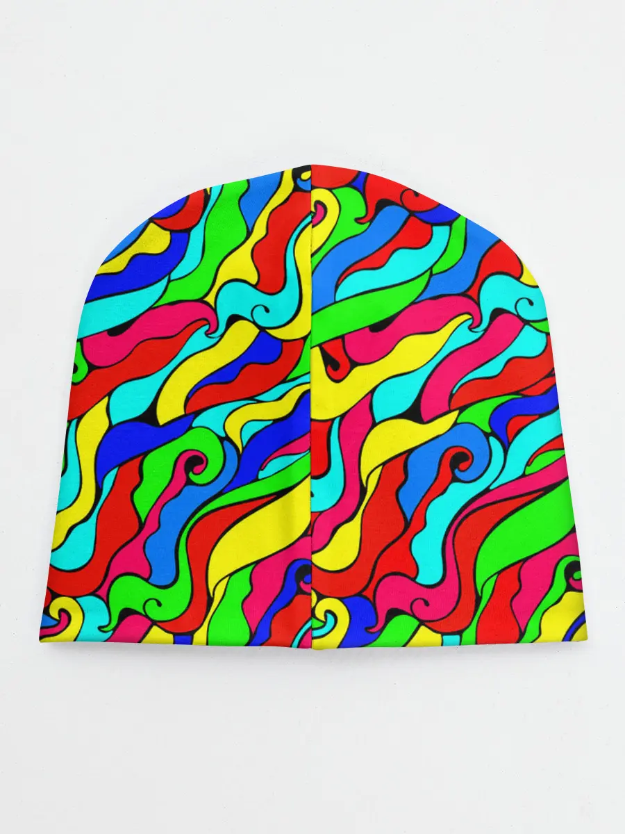 Детская шапка / Красочные узоры/абстракционизм