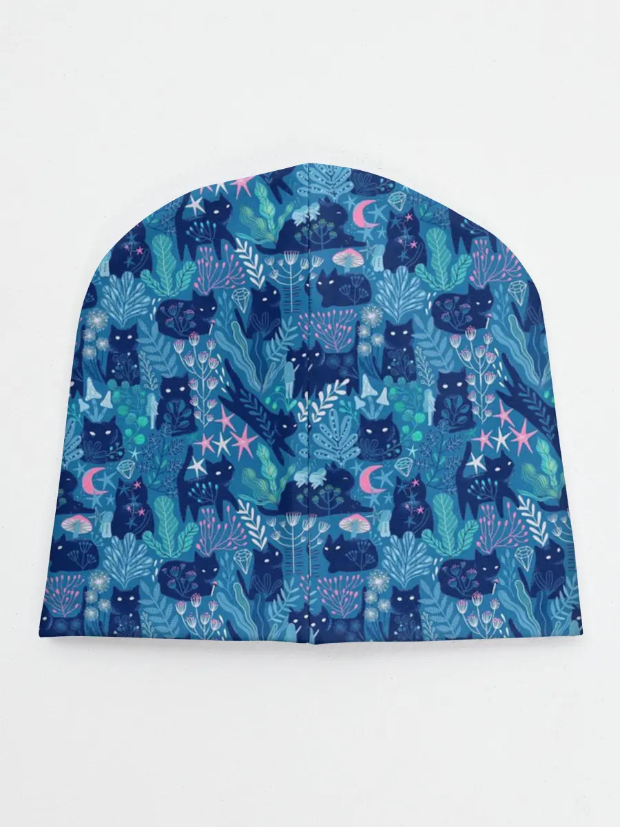 Детская шапка / Коты