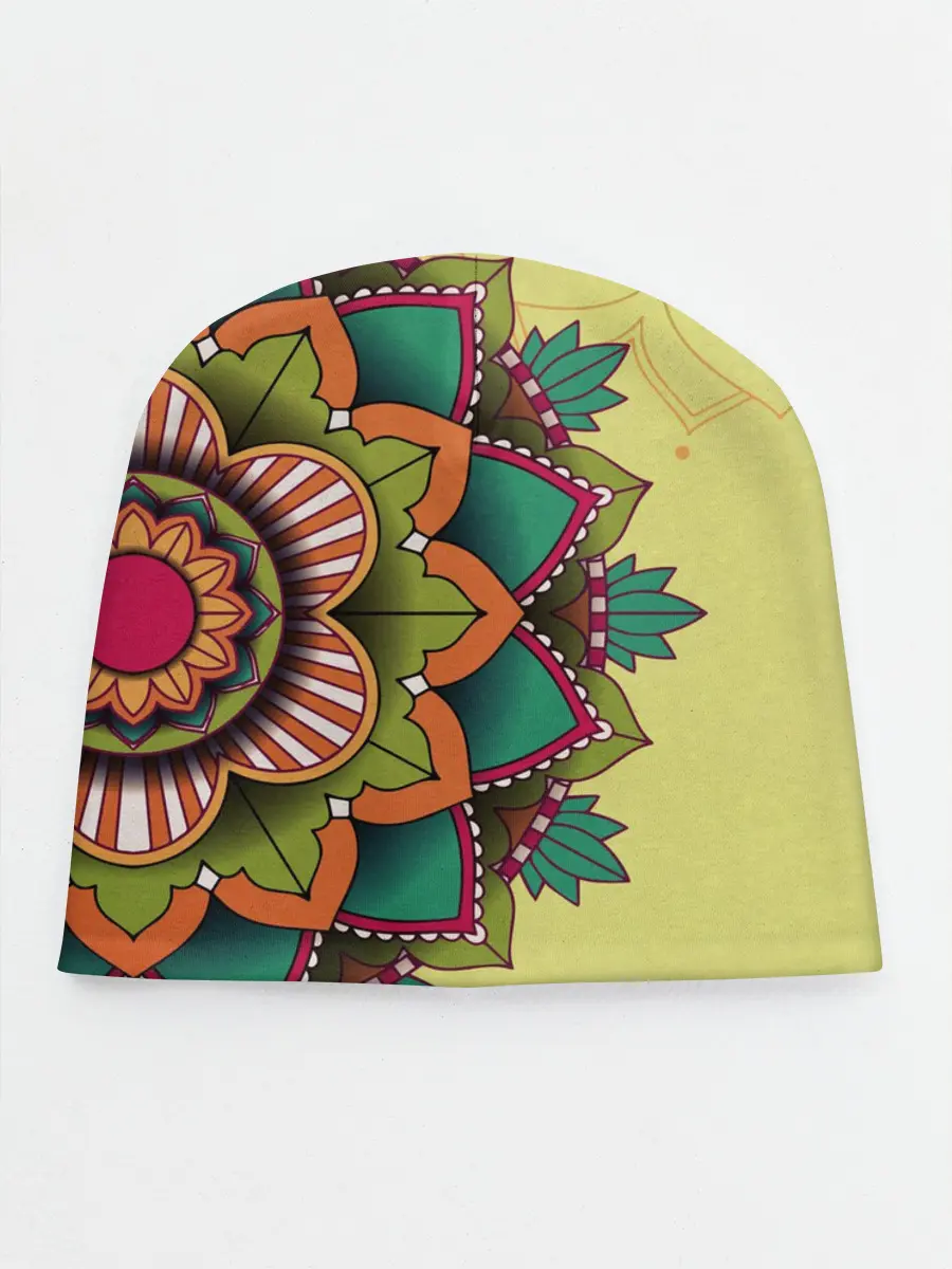 Детская шапка / мандала узор тату