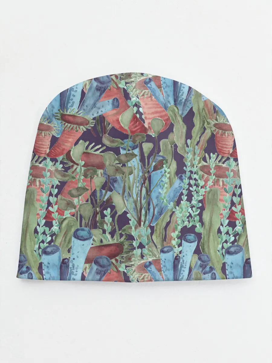 Детская шапка / Водоросли на морском дне