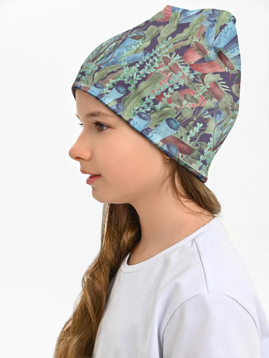 Детская шапка / Водоросли на морском дне