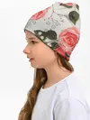 Детская шапка / Нежные розы