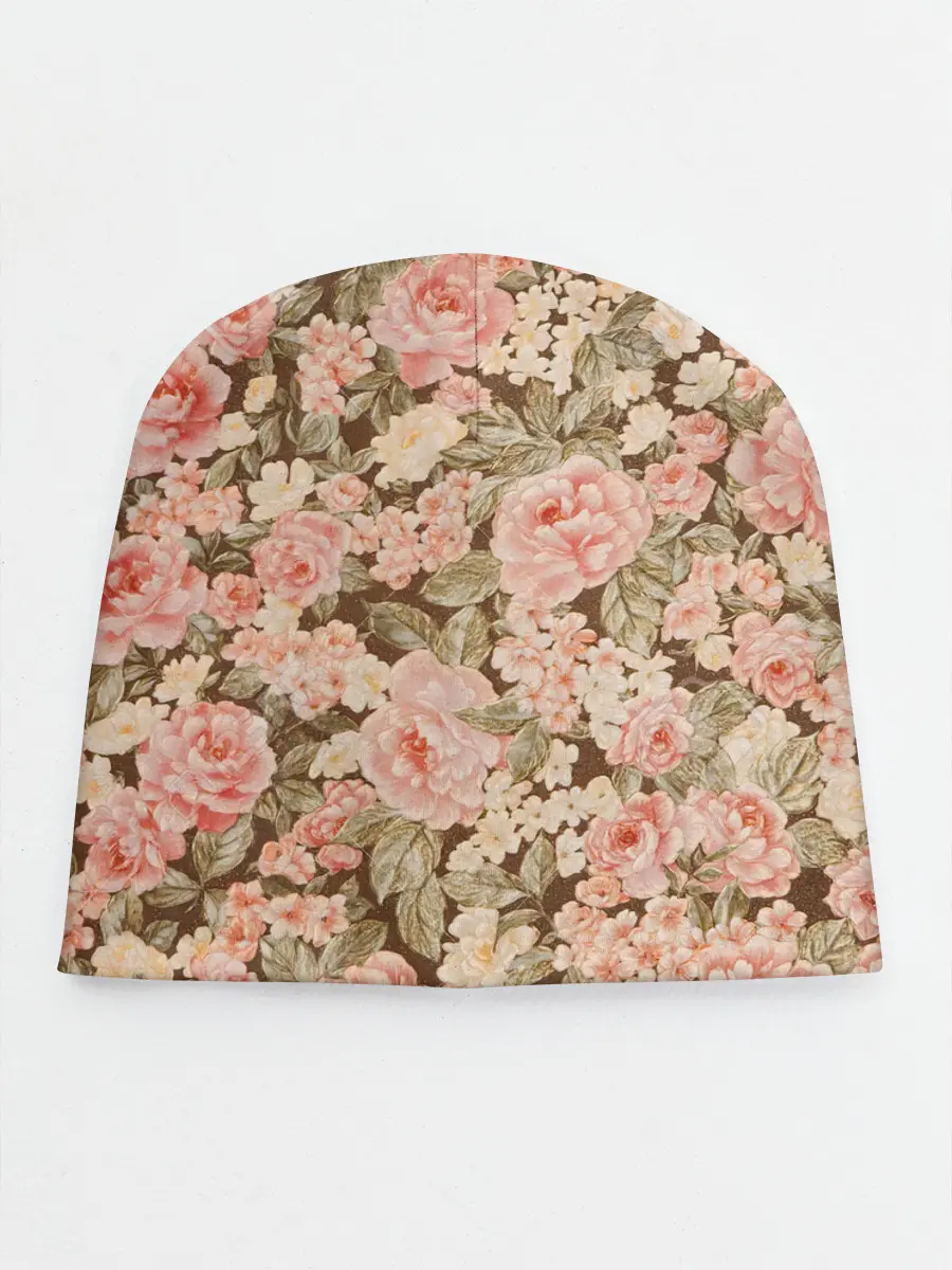 Детская шапка / Розовая поляна