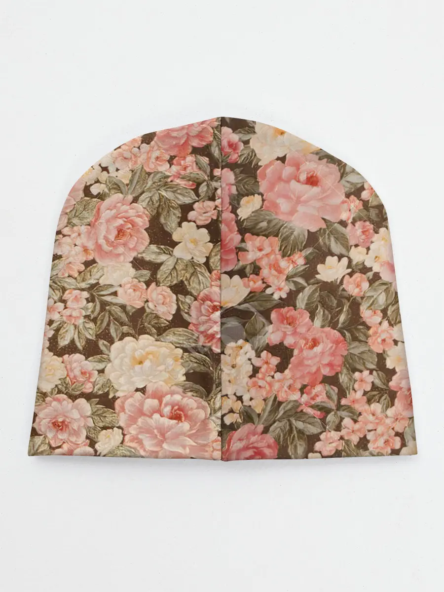 Детская шапка / Розовая поляна