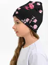 Детская шапка / Яркие розы