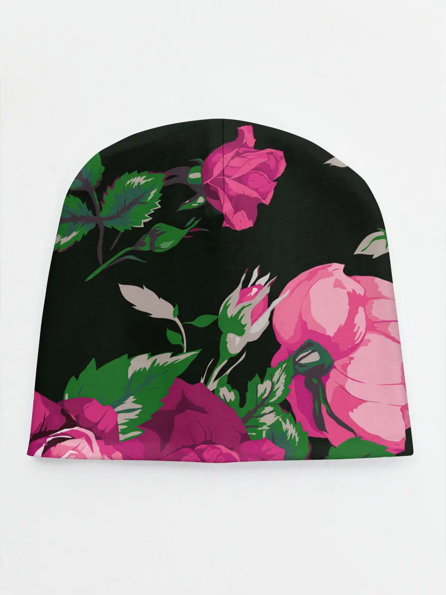 Детская шапка / Розы
