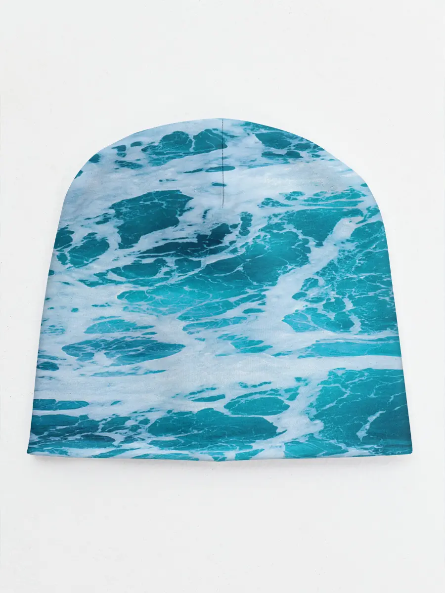 Детская шапка / Вода волны пена море