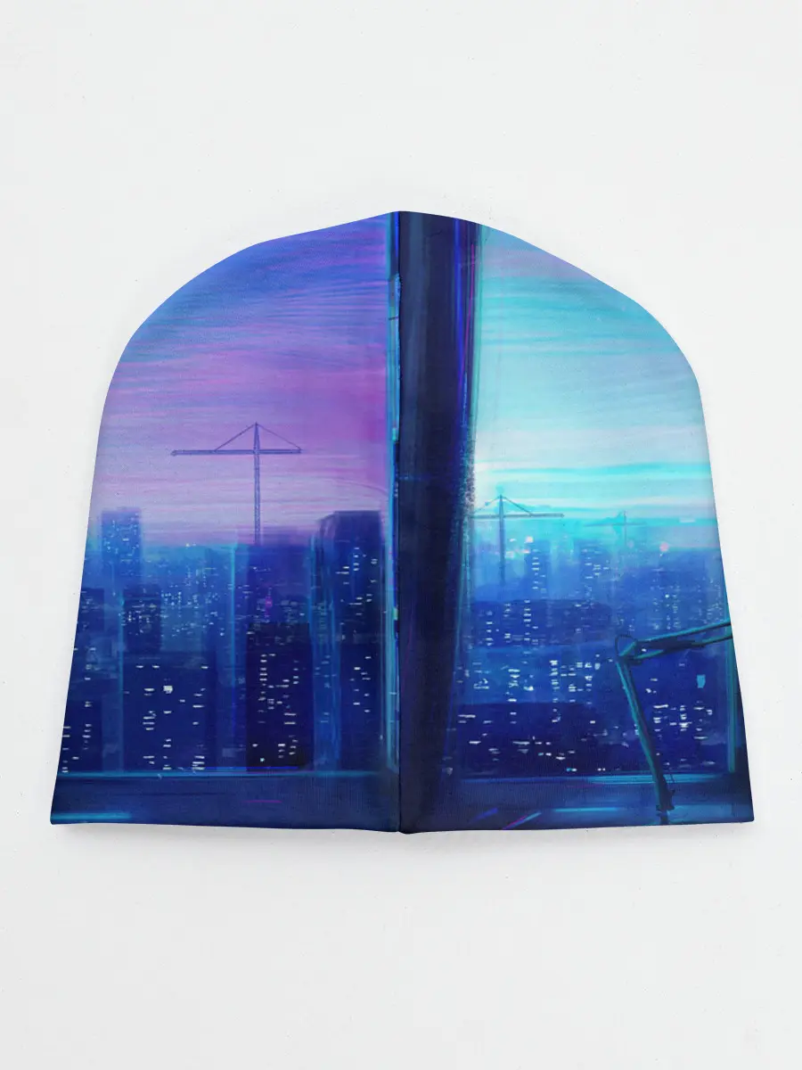 Детская шапка / Кошка арт окно